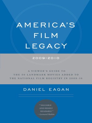 cover image of America's Film Legacy, 2009-2010